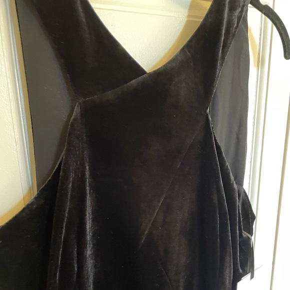 Iris & Ink Velvet Dress Size 10 - Picture 3 of 6